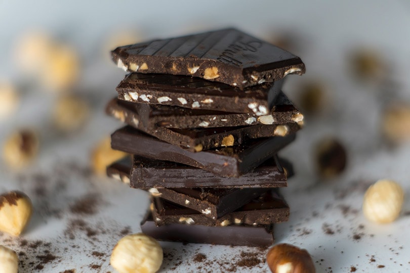 stack up dark chocolate bars