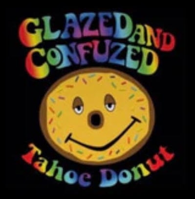 Glazed and Confused Tahoe Donut logo