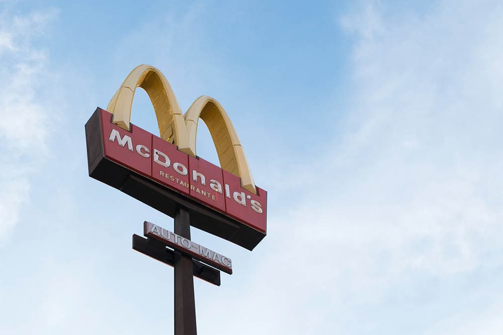 mcdonald's outdoor signage