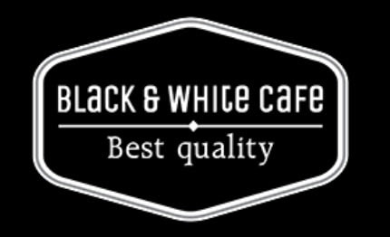 Black and White Café logo