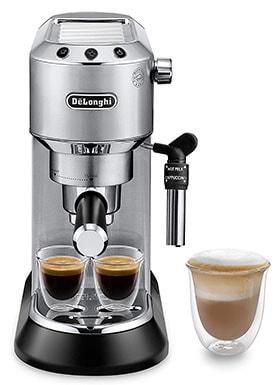 DeLonghi Dedica Style Traditional Pump Espresso Machine