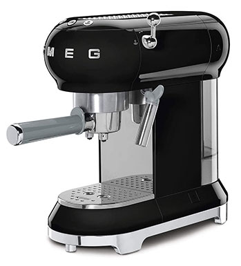 Smeg ECF01BLUK Traditional Pump Espresso Coffee Machine