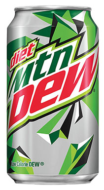 Mountain Dew Diet Soda, 12 Fl Oz