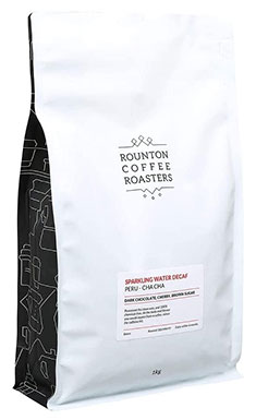 Rounton Coffee Sparkling Water Decaff Coffee Beans
