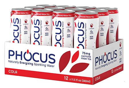 Phocus Caffeinated Sparkling Water
