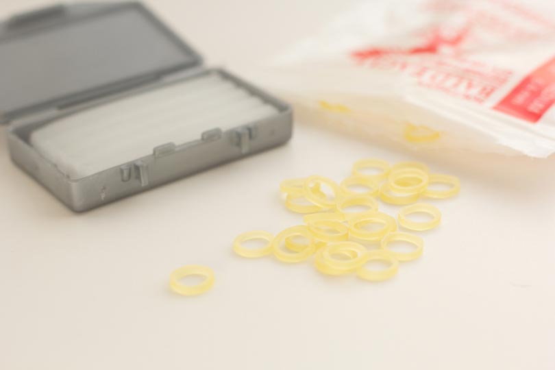 orthodontic wax and elastics
