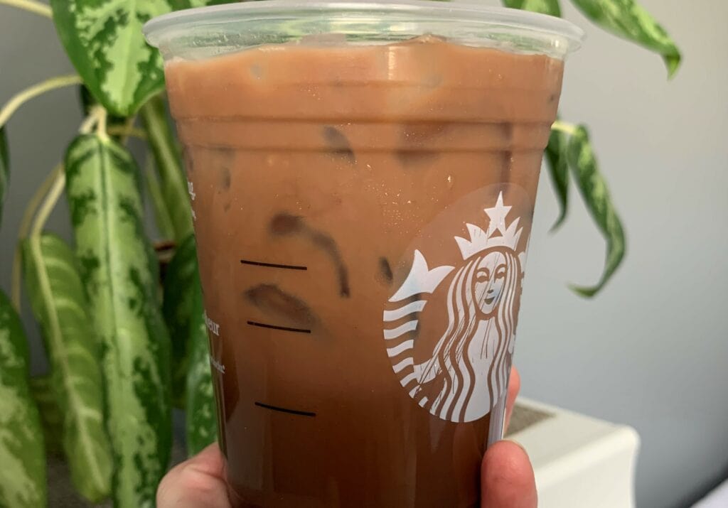 Starbucks Iced Chocolate Almond Milk Shaken Espresso 1