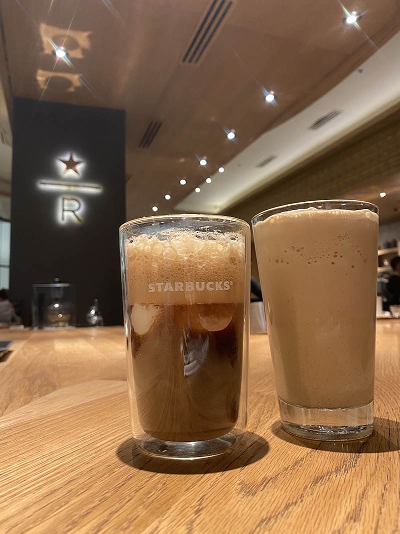 Starbucks Reserve Cold Brew drinks