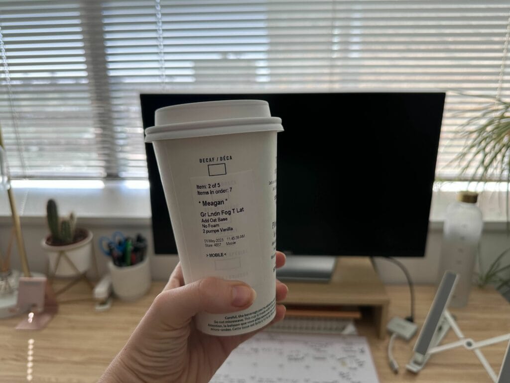london fog tea latte