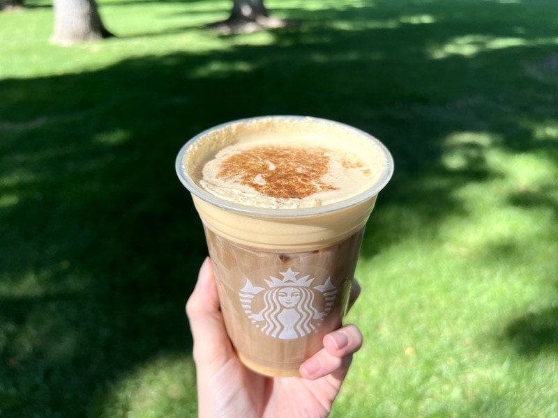 Starbucks pumpkin cold foam on cold brew