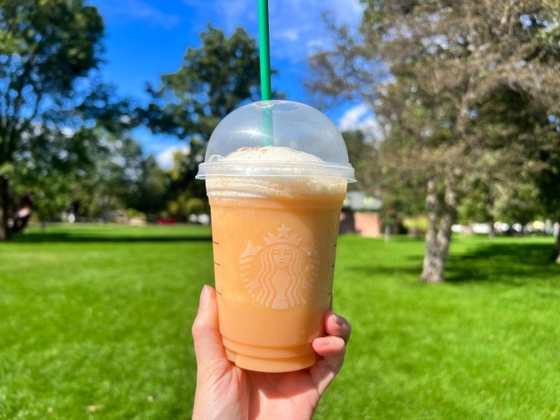 Starbucks pumpkin spice creme frappuccino