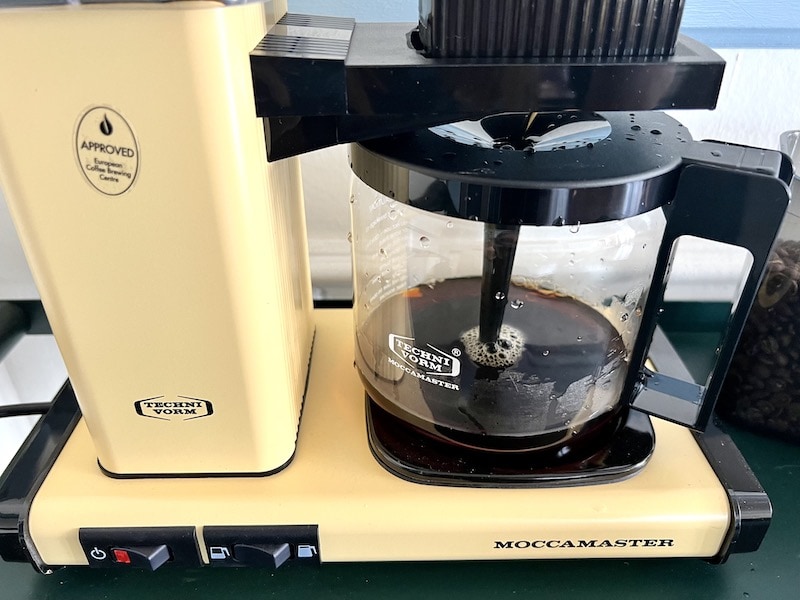 brewing with the Technivorm Moccamaster