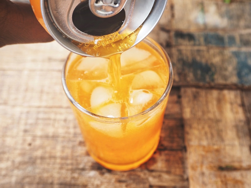 orange soft drinks